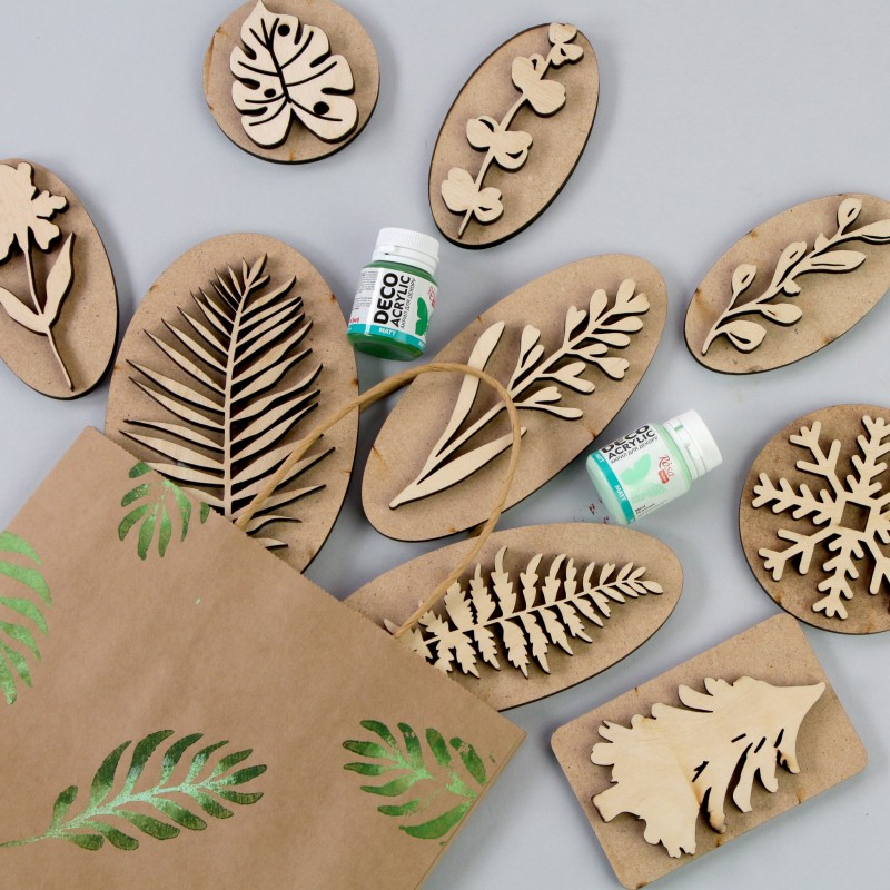 Stamps for block printing ROSA TALENT