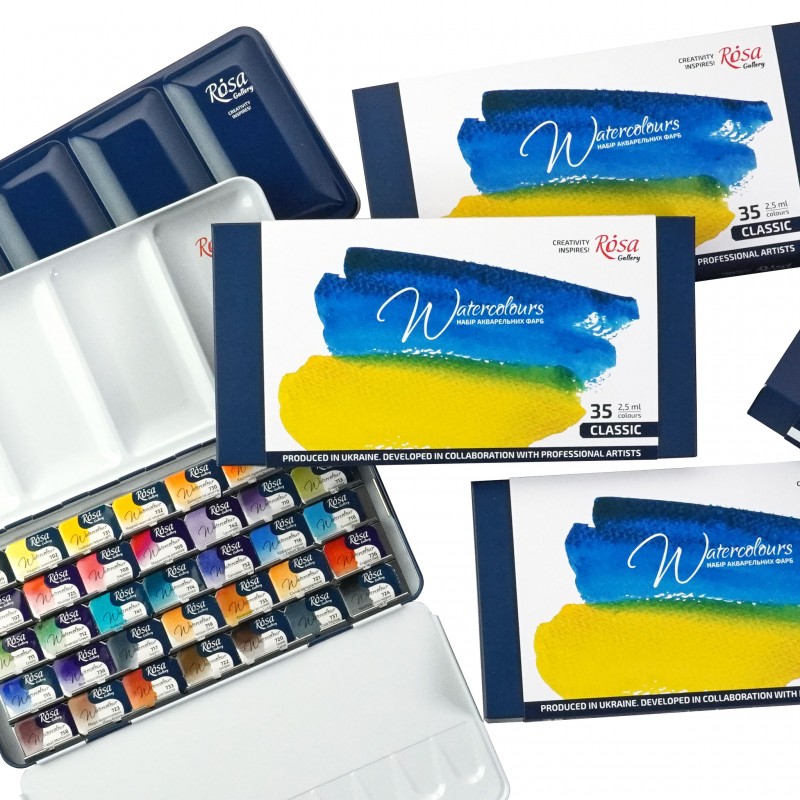 Watercolours sets LANDSCAPE  ROSA Gallery