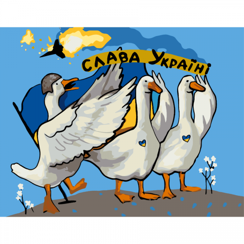 „Щасливі панди“, набір, картина за номерами, 35х45см, ROSA START