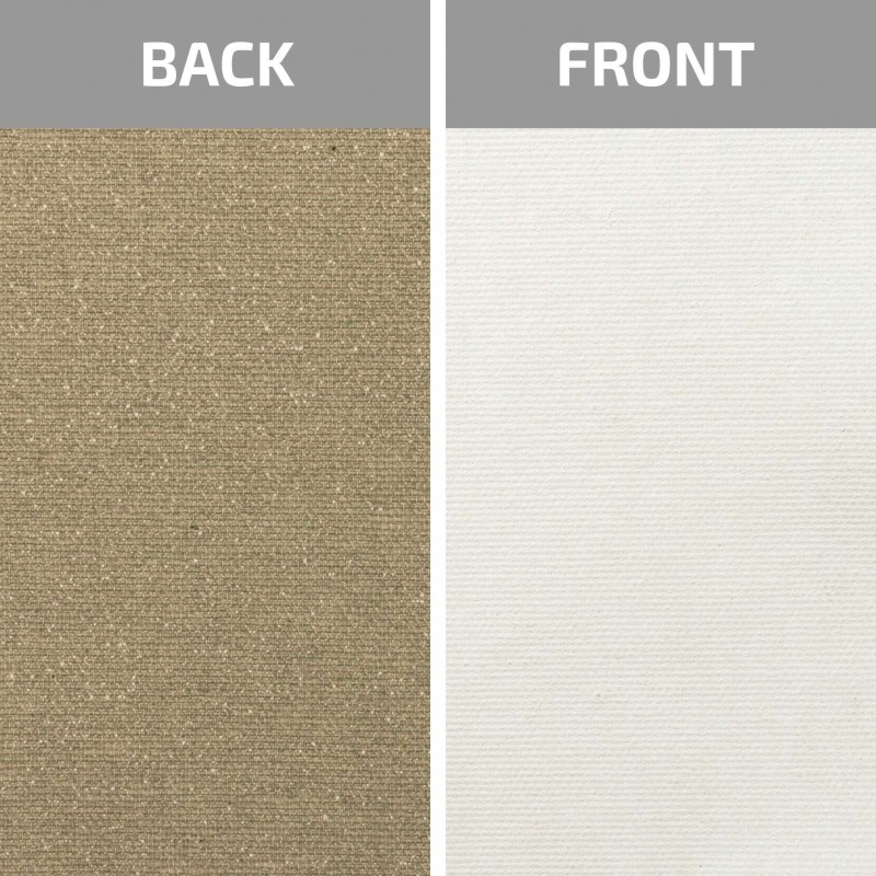 Stretched canvas Italian cotton fine grain Unico