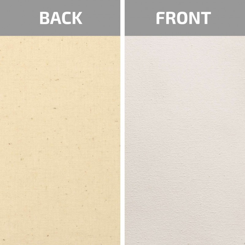 Stretched Canvas, extra fine grain, cotton