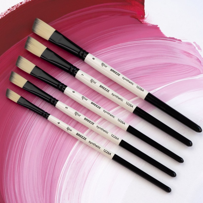 Синтетика овальная, BREEZE 1226 FR, к.р. кисть ROSA