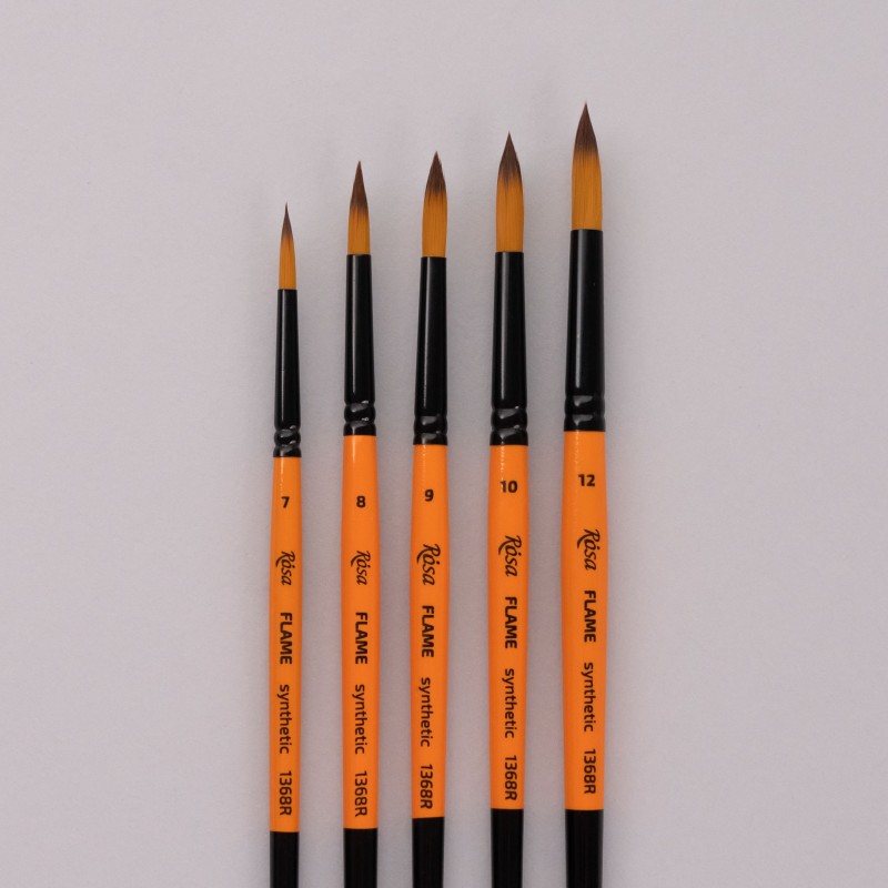 Синтетика плоска, FLAME 1368F,  к.р. пензель ROSA