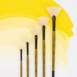 Bristle Fleyts Brush, AMBER 2306, Short Handle, ROSA