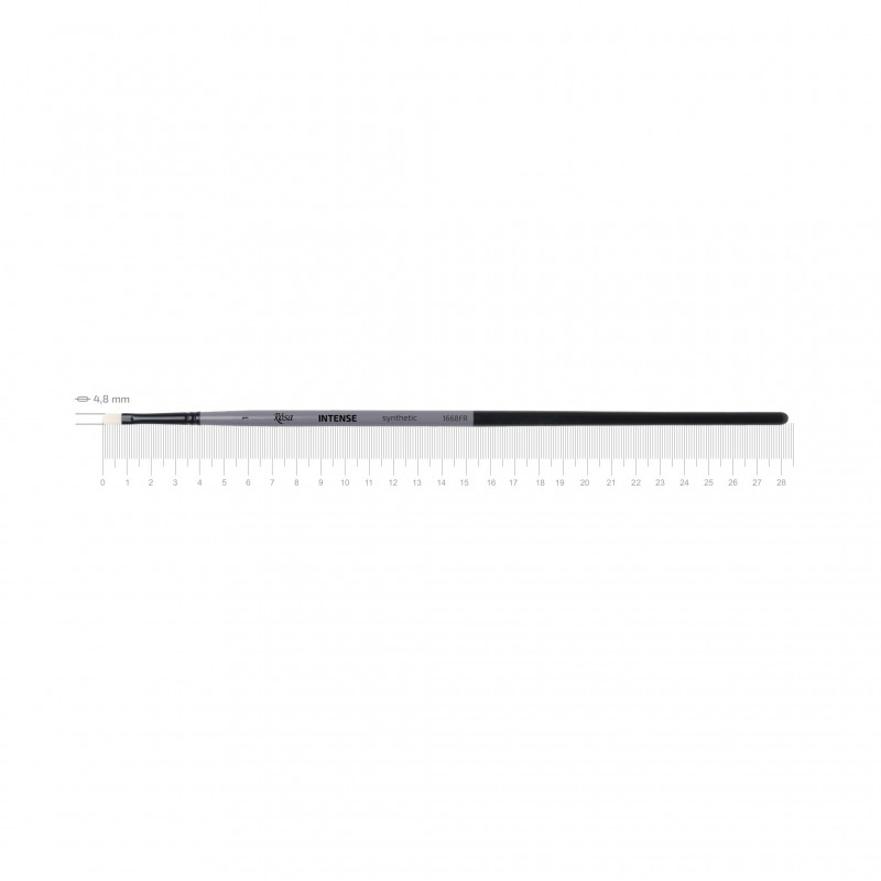 Synthetic Oval Brush, INTENSE 1668FR, Long Handle, ROSA