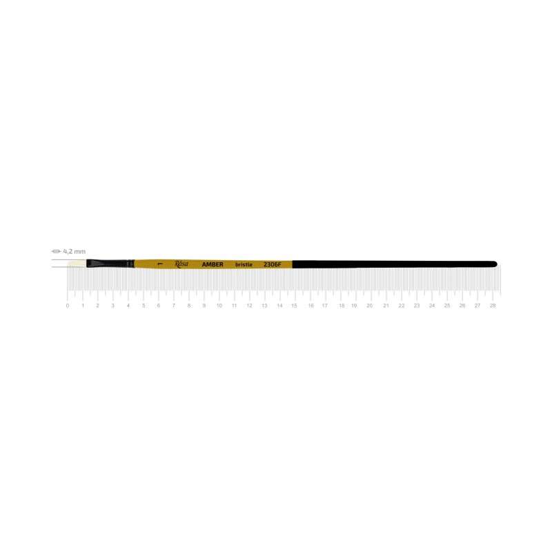 Щетина флейц, AMBER 2306, к.р. пензель ROSA