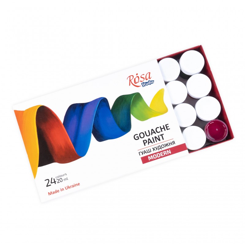 Gouache paint set 24х20ml ROSA Studio