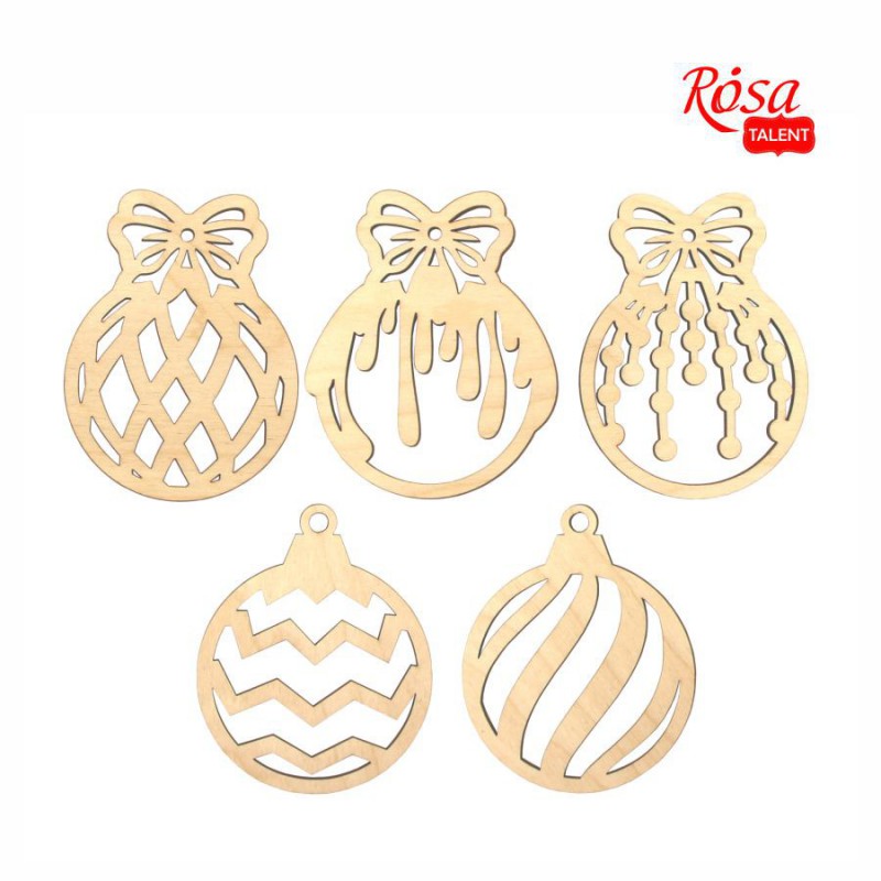 Sets of workpieces on the "Winter themes" plywood stand ROSA TALENT