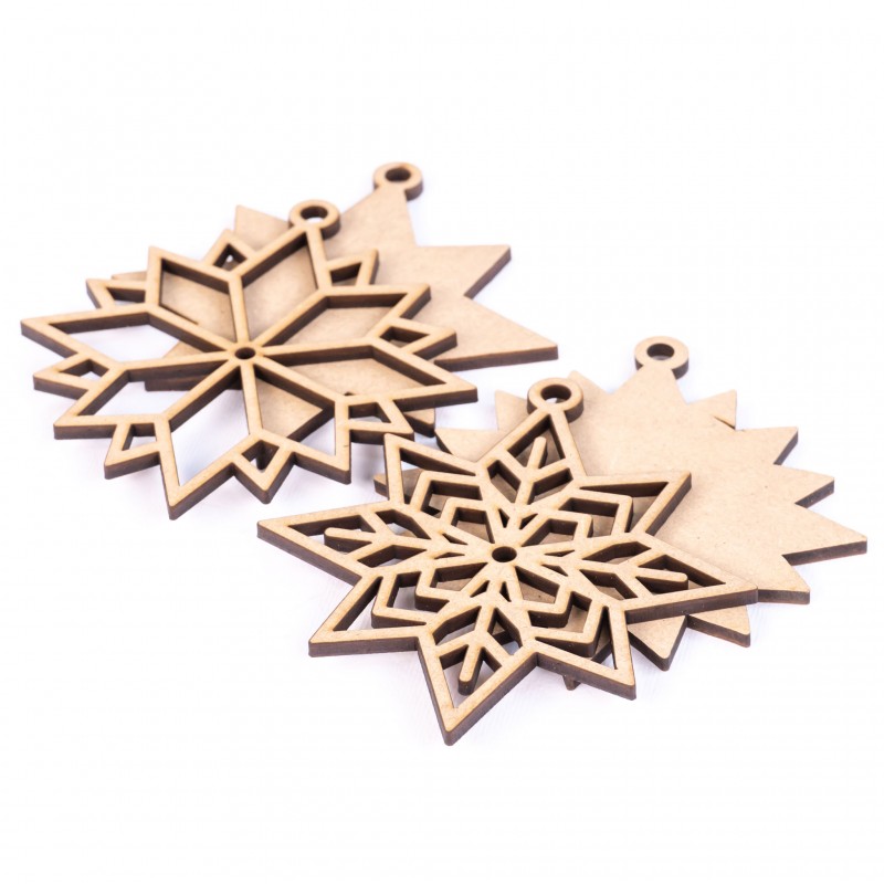 Sets of workpieces on the "Winter themes" plywood stand ROSA TALENT