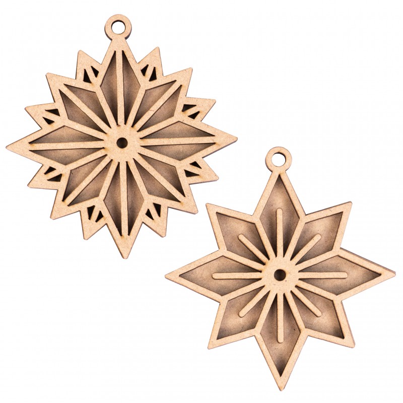 Sets of workpieces on the "Winter themes" plywood stand ROSA TALENT