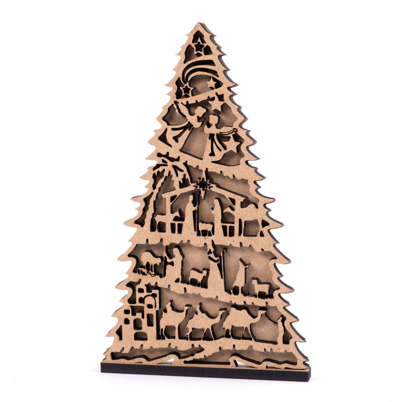 3D композиція „Зима“, МДФ, 15х15см, ROSA TALENT