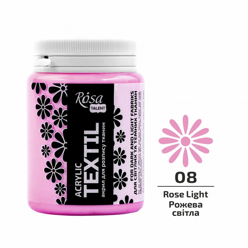 Acrylic paint for textil 20ml ROSA TALENT