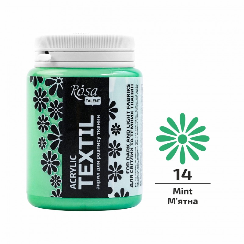 Acrylic paint for textil 20ml ROSA TALENT