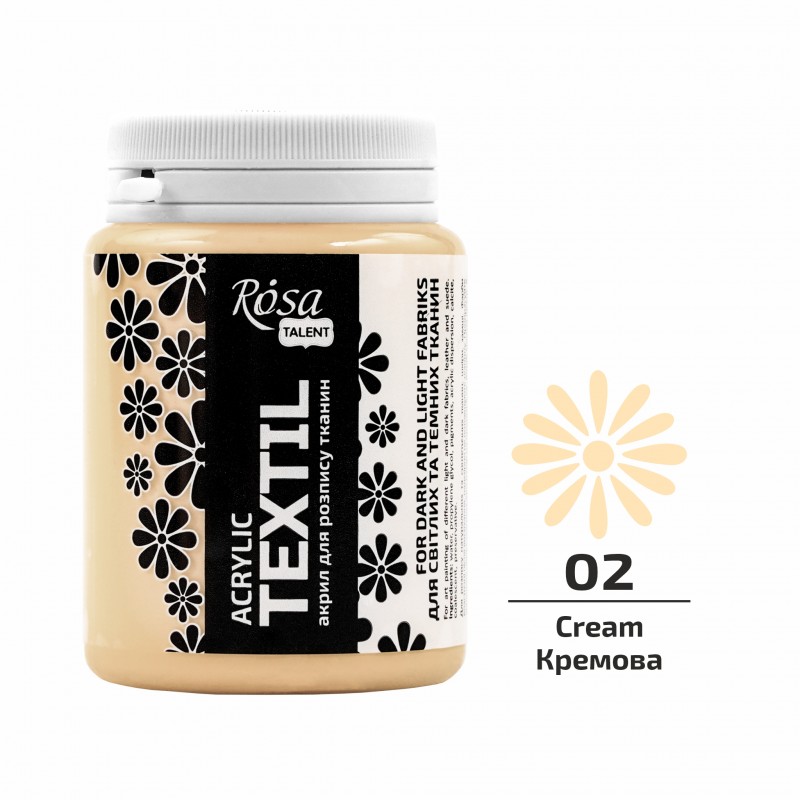 Acrylic paint for textil 20ml ROSA TALENT