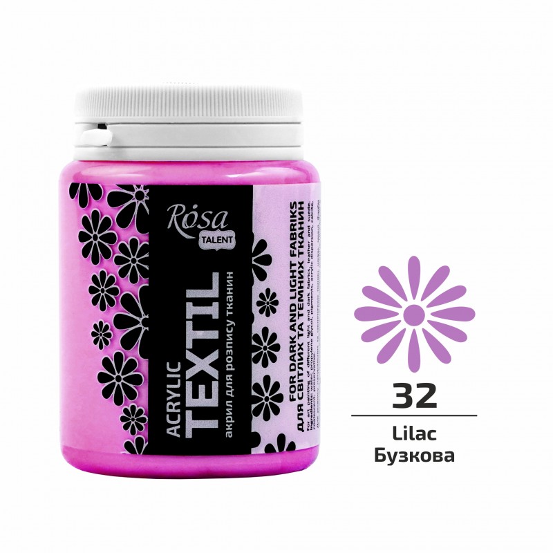 Acrylic paint for textil 20ml ROSA TALENT