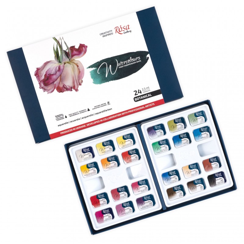 Watercolours sets BOTANICAL  ROSA Gallery