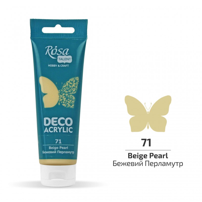 Acrylic for decoration matt 75ml ROSA TALENT