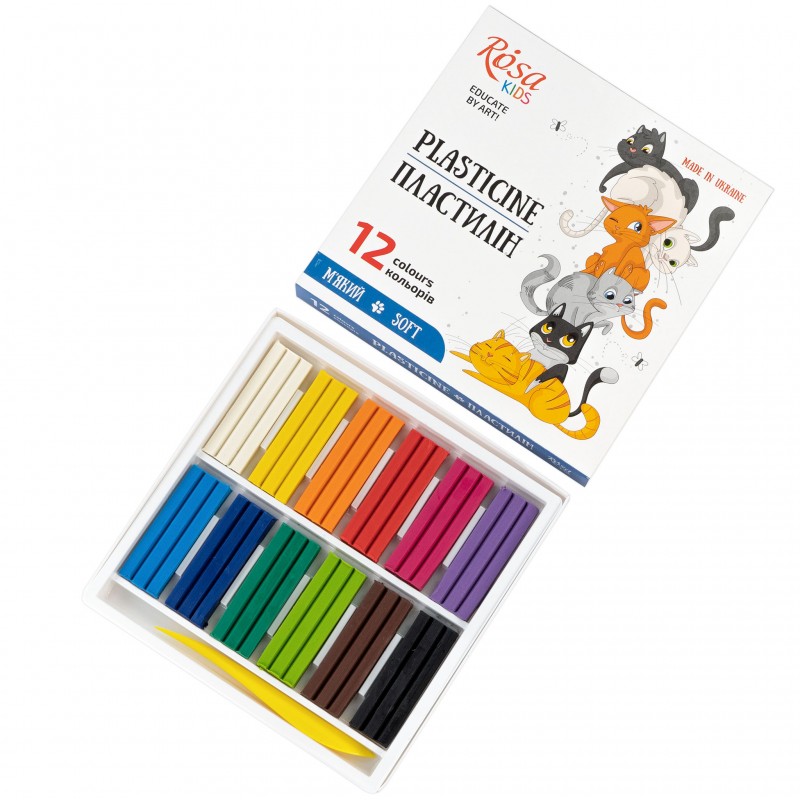 Sets of gouache paints Cats ROSA Kids