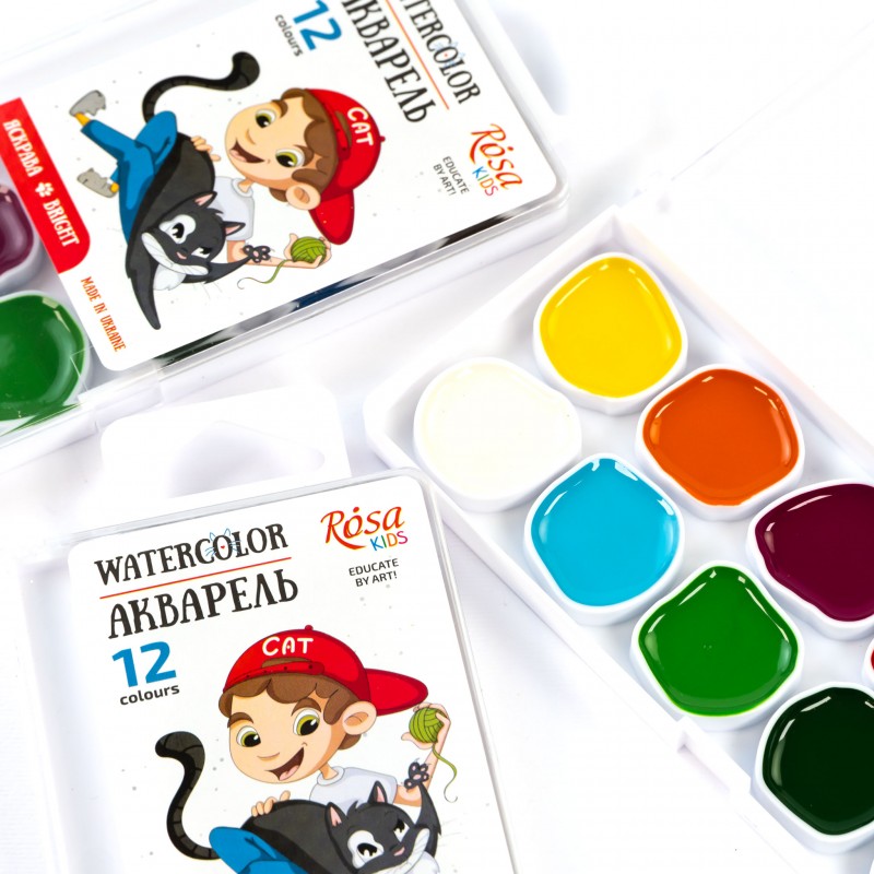 Набори гуашевих фарб Cats ROSA Kids