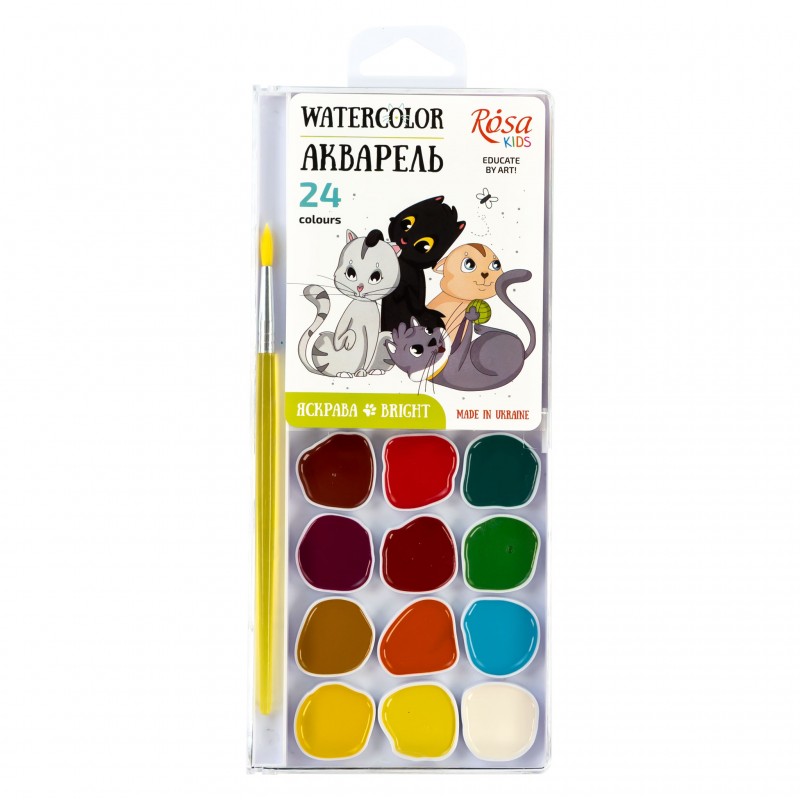 Набори гуашевих фарб Cats ROSA Kids