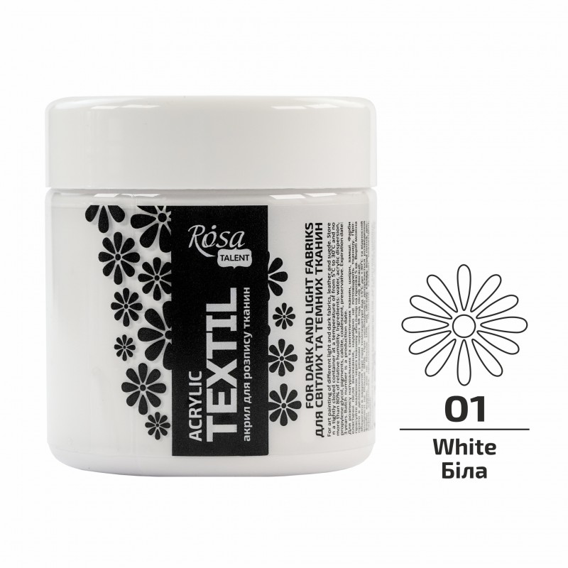 Acrylic paint for textil 20ml ROSA TALENT