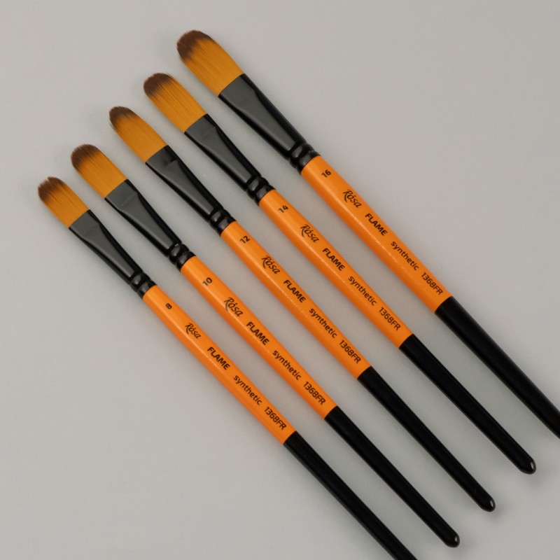 Синтетика віялова, FLAME 1368FN, к.р. пензель ROSA