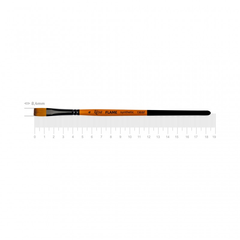 Синтетика плоска, FLAME 1368F,  к.р. пензель ROSA