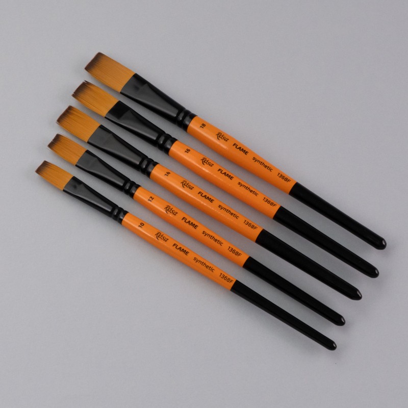 Синтетика плоска, FLAME 1368F,  к.р. пензель ROSA