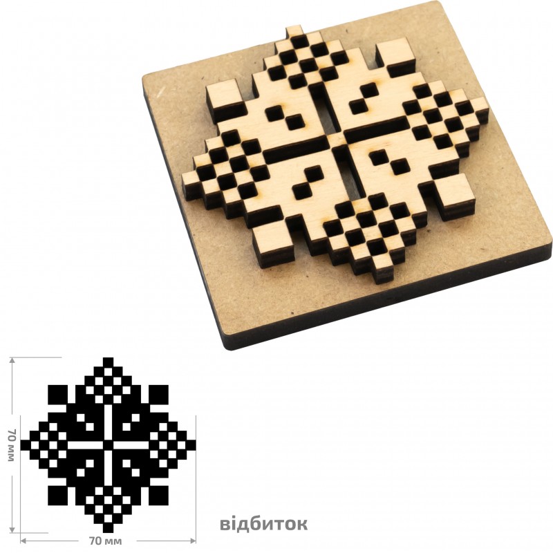 Stamps for block printing ROSA TALENT