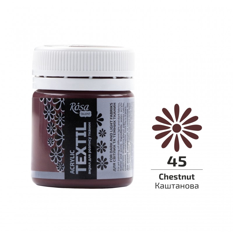 Acrylic paint for textil 20ml ROSA TALENT