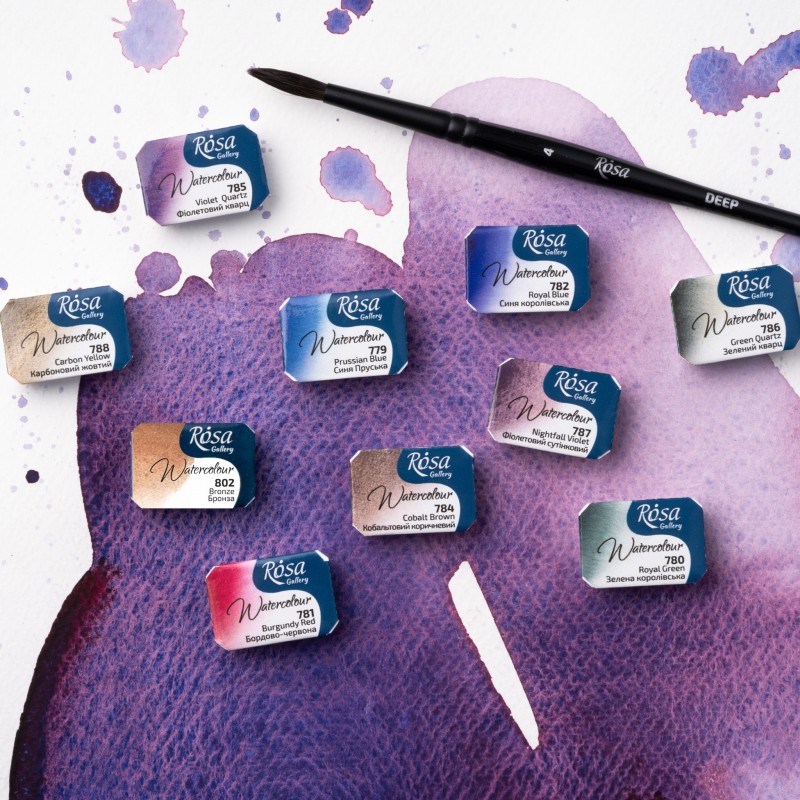 Watercolours paint 2,5 ml ROSA Gallery