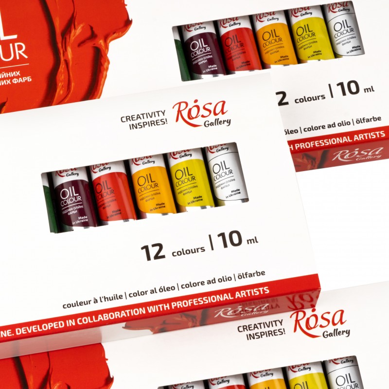 Oil paint set 24*20 ml, ROSA Gallery