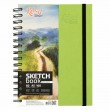 Блокноти для рисунку на спіралі A4 100г/м 80л ROSA Studio
