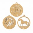 Set of blanks “Horseshoe”, 8.5×9 cm, 3 pcs, HDF, ROSA TALENT