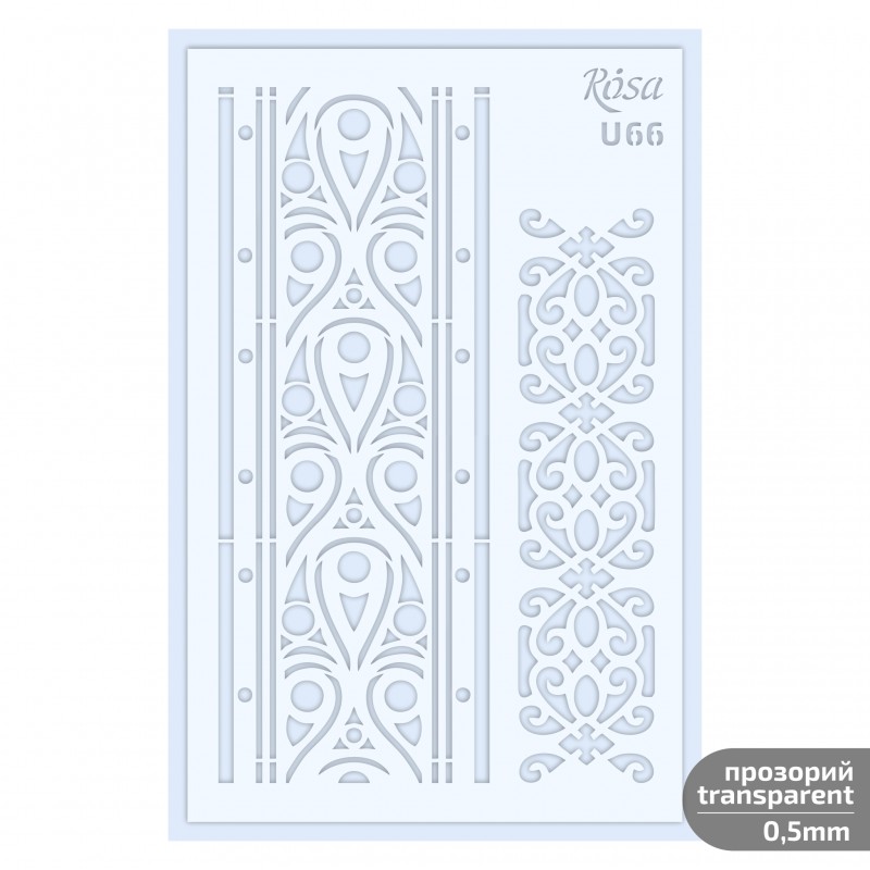 Plastic Reusable Stencil „Love“ 13x20 cm ROSA TALENT