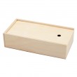 Gouache wooden pencil case
