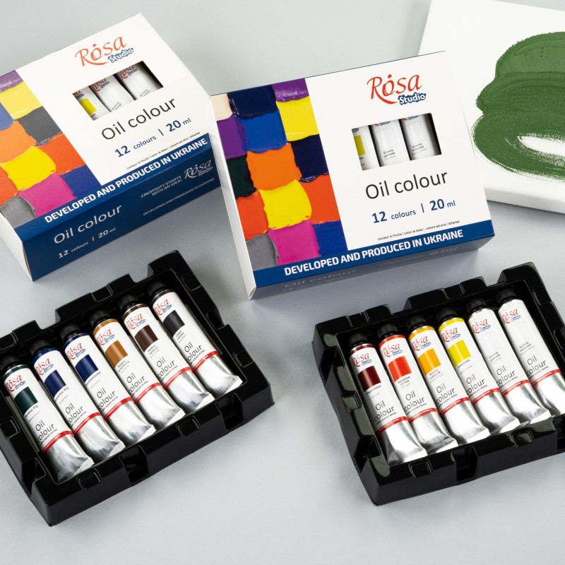 Oil paint set 24*20 ml, ROSA Studio