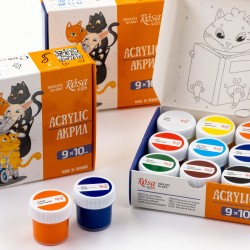Set of gouache paints Cats 20 ml ROSA Kids
