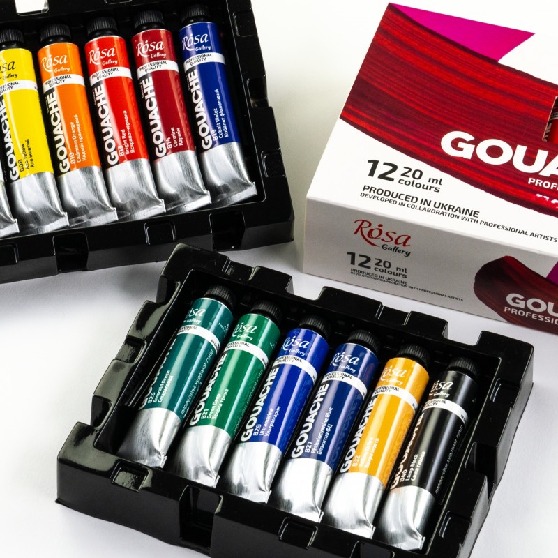 Gouache paint  20 ml ROSA Gallery