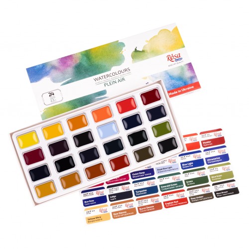 Watercolour sets PLEIN AIR ROSA Studio