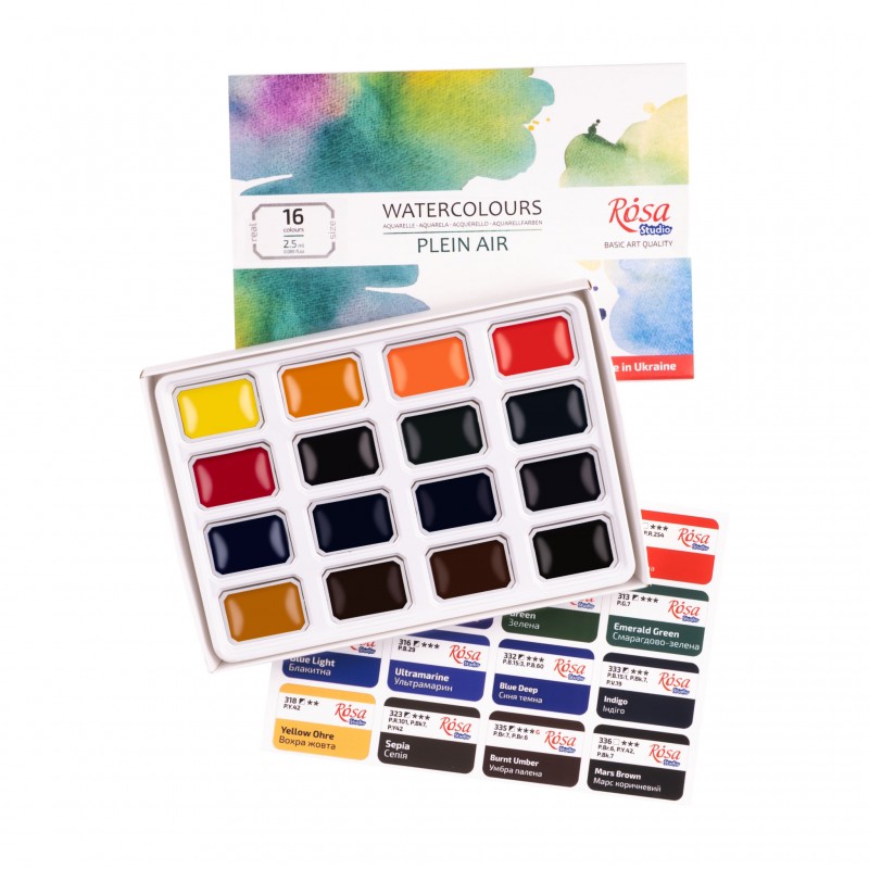 Watercolour sets PLEIN AIR ROSA Studio