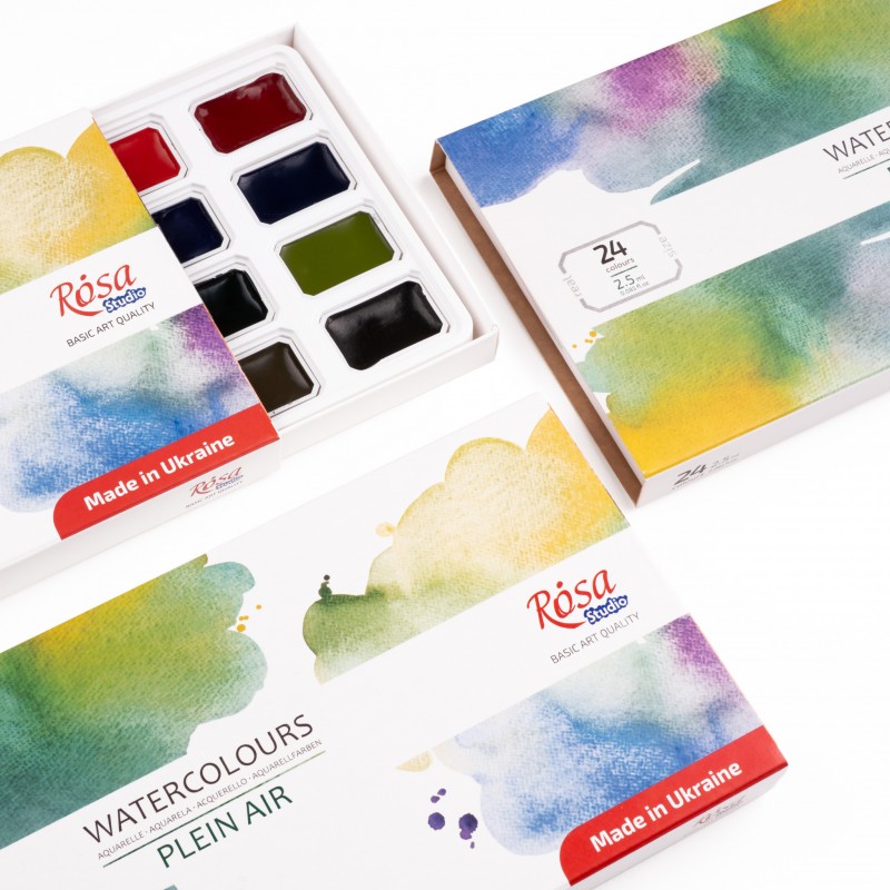 Watercolour sets PLEIN AIR ROSA Studio