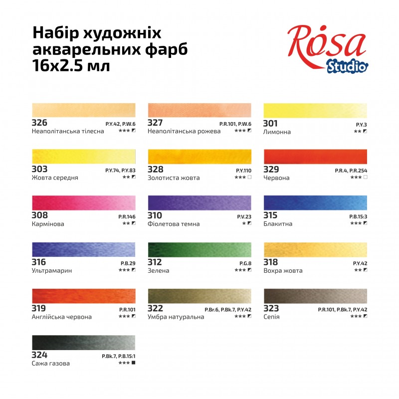 Watercolour sets PLEIN AIR ROSA Studio
