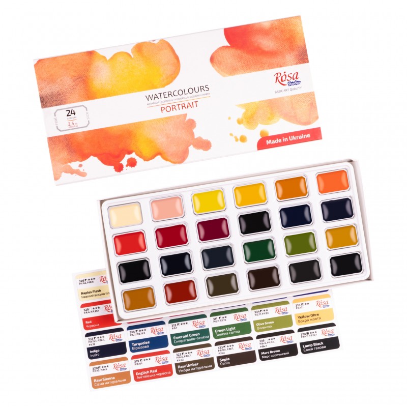 Watercolour sets PLEIN AIR ROSA Studio