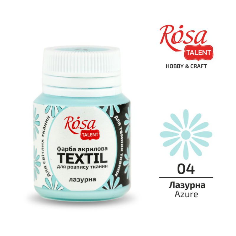 Acrylic paint for textil 20ml ROSA TALENT