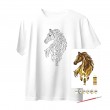 Set T-Shirt painting “Sea Harmony”, 100% cotton, white, L, , ROSA Talent