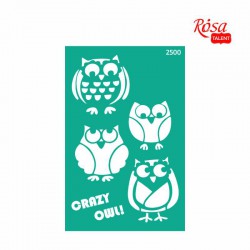 Adhesive Stencil 13x20 cm ROSA TALENT