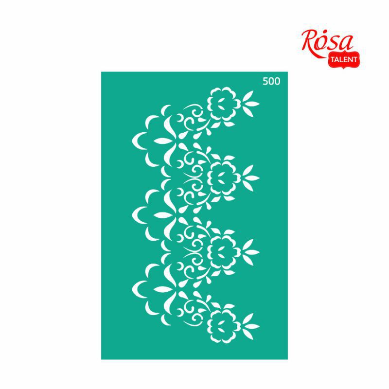 Adhesive Stencil 13x20 cm ROSA TALENT