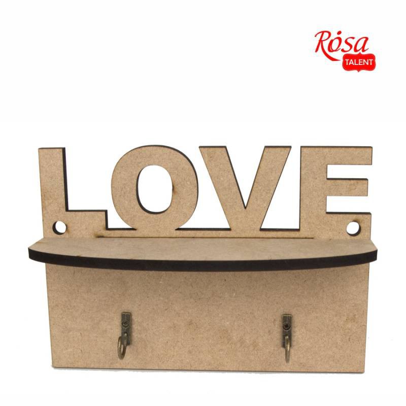 Bases for decoratoin Shelf for keys MDF ROSA Talent