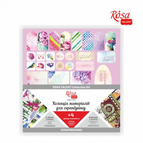 Scrapbooking collection „Cake delicious“ ROSA TALENT